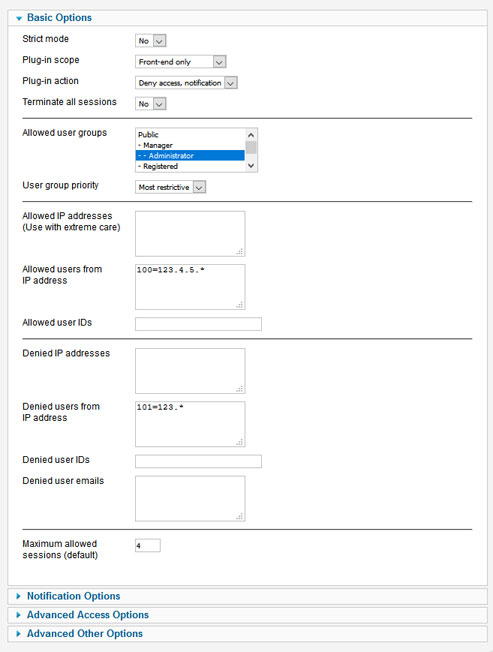 Login One! Business - Basic configuration